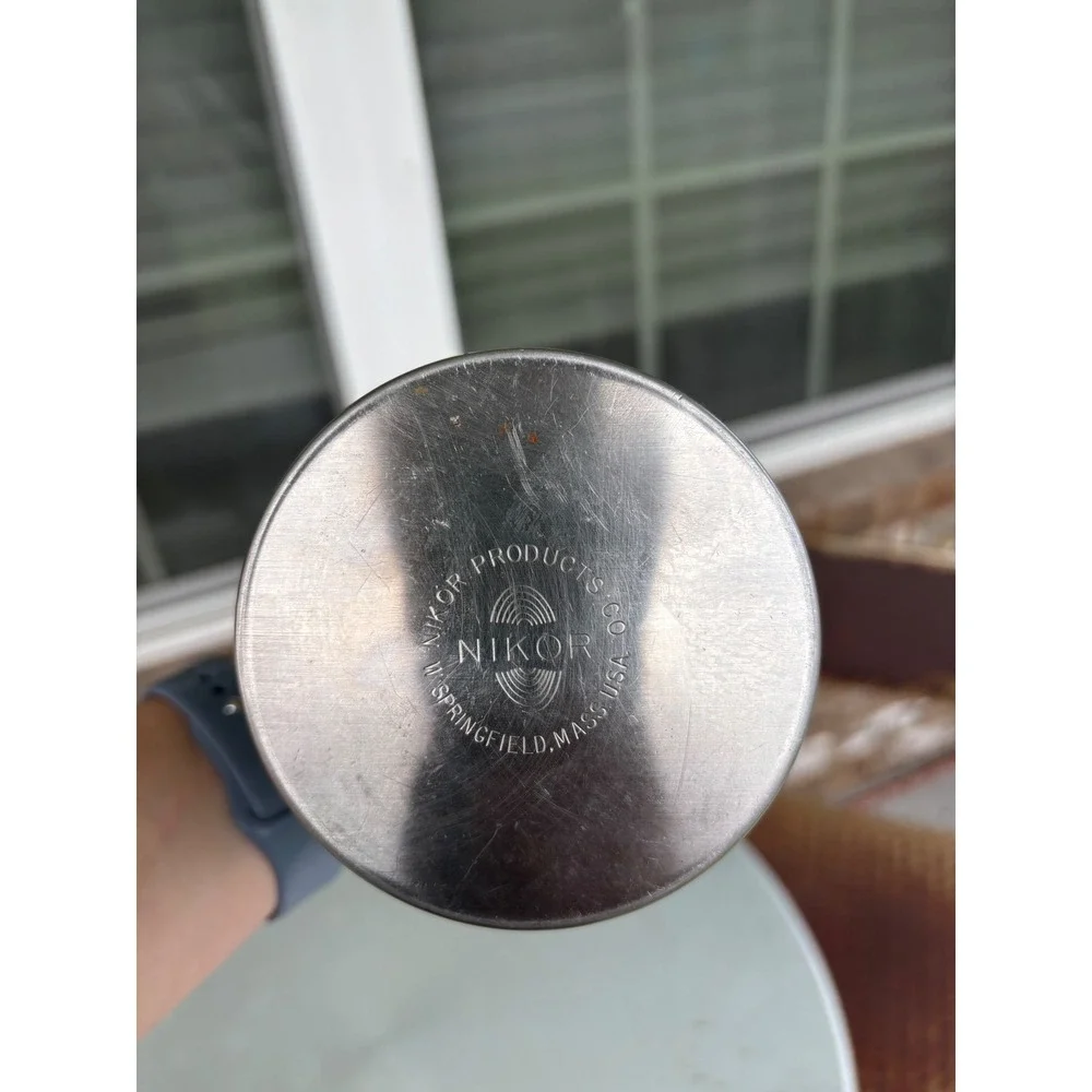 Vintage Nikor Products Co Stainless Steel Film Developing Tank Springfield MA